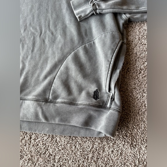 Free People Movement Metti Crewneck Oversized Sweatshirt Athleisure Blue XS - Picture 9 of 14